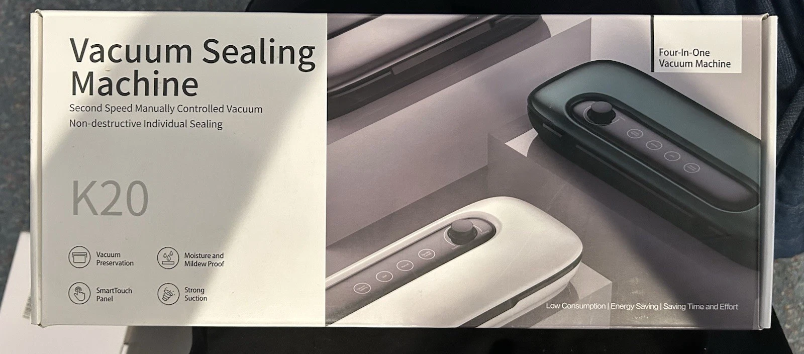 Food Vacuum Sealer - Green Accents