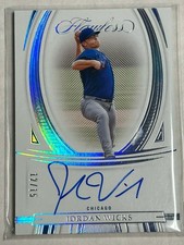 2022 MLB Panini Flawless Flawless Autographs #FLA-JW Jordan Wicks 12/15 - Cubs