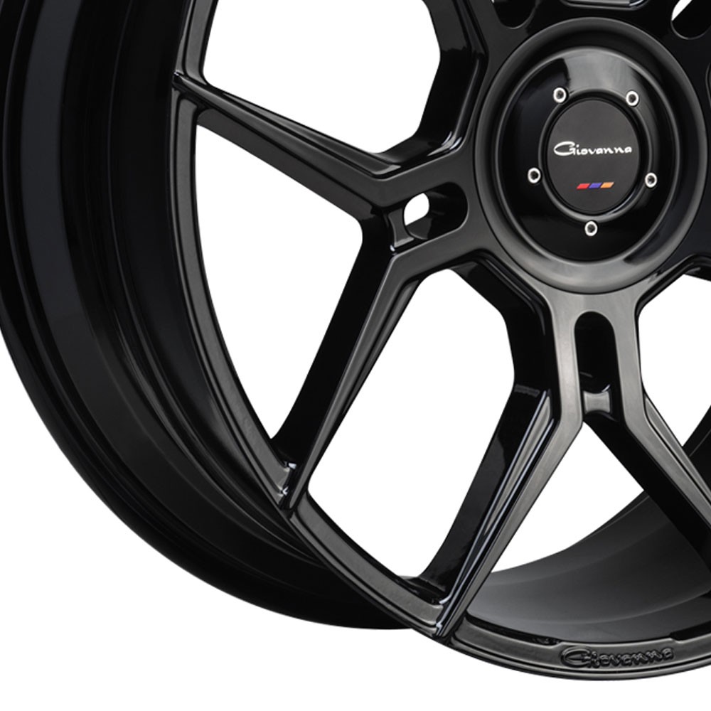 24" Giovanna Haleb Black 24x10 Concave Wheels Rims Fits Rolls-Royce Wraith