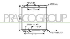 Fits Citroen C3 Radiator 2013 2014 2015 2016