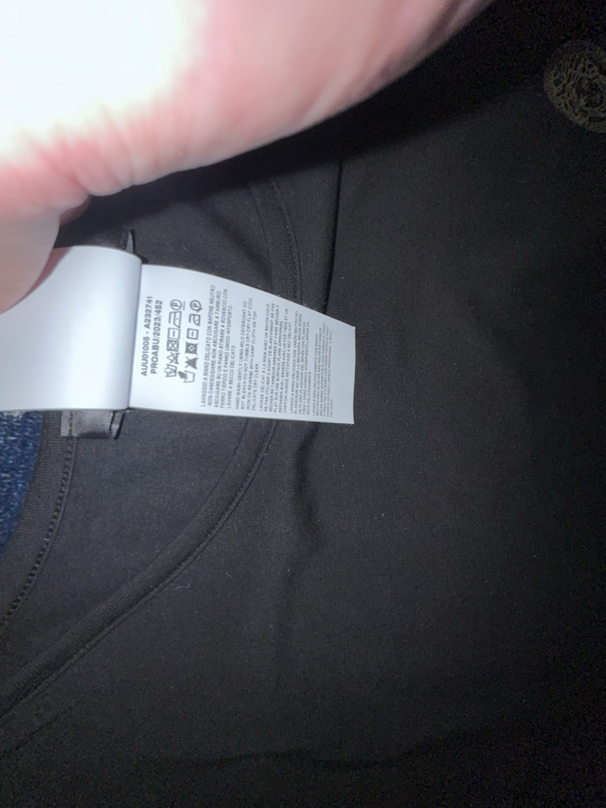 Versace Men's Black Cotton Logo Crew Neck Short Sleeve T-Shirt Size XL thumbnail 4