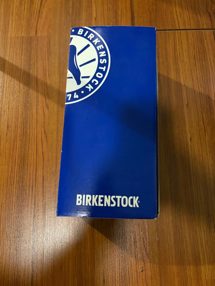NUEVO CON CAJA Birkenstock Arizona piel de oveja engrasada azul marino - para hombre talla 9 Foto 2 de 2