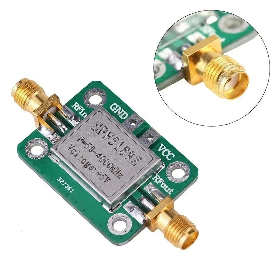 RF Amplifier LNA 50-4000MHz SPF5189 RF Amplifier Receiver For FM HF VHF - Image 4 of 4