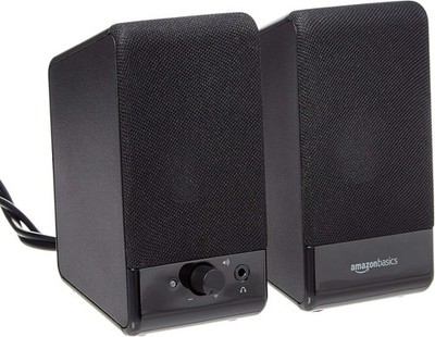 Usb-Powered Computer Speakers with Volume Control for Desktop or Laptop PC, Comp