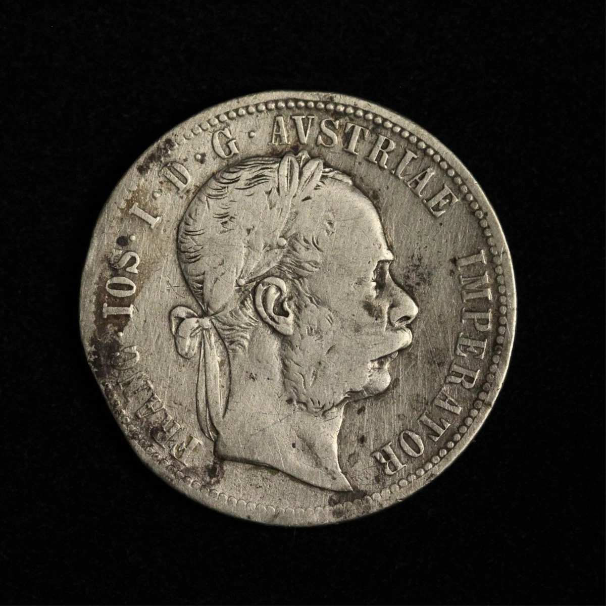 1861 オーストリア　1 Florin銀貨　極美品 1 florin 1861 (Silver) - Franz Joseph I, Austria