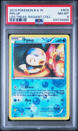 Piplup graded PSA 8 for sale on eBay