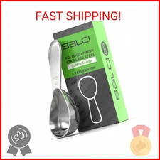 BALCI - Stainless Steel Coffee Scoop (2 Tablespoon Scoop) Exact Measuring Spoon
