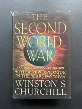The Second World War - Abridged 1 Vol. - Winston Churchil (HB DJ 1st Edn 1959)
