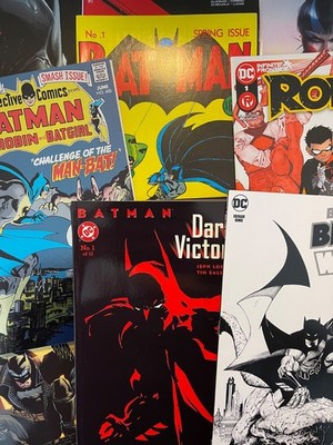 DC comics Batman and Robin comic book lot 40 NM books Joker 