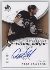 2008-09 SP Authentic Auto Future Watch 836/999 Alex Goligoski #242 Auto h4r