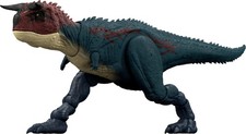 Mattel Jurassic World Dinosaur Action Figure, Running  Biting Carnotaurus with