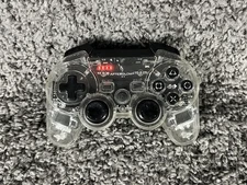 PDP Afterglow For PS3 Wireless Controller Clear Model 064-015TGAP - NO DONGLE *