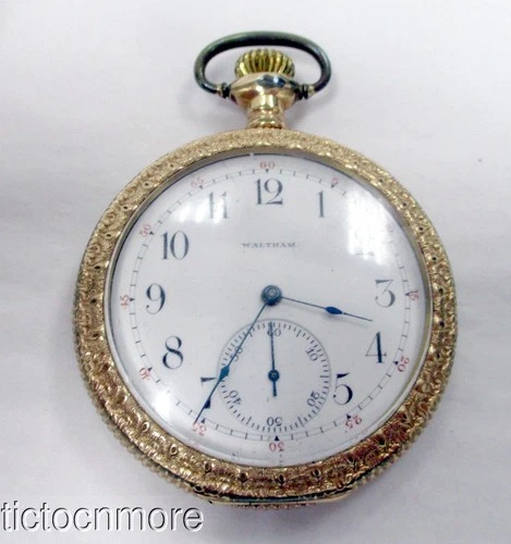 ANTIQUE WALTHAM RIVERSIDE MODEL 1894 17j 12s POCKET WATCH 1890s