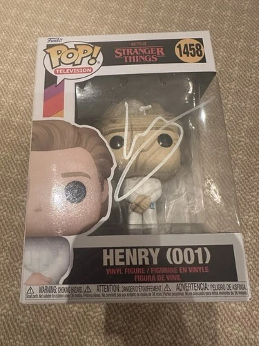 Stranger Things The First Shadow Signed Louis McCartney Henry 001 Funko Pop