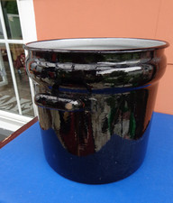 antiker Emaille Einmachtopf Einweck Einkoch Topf Mehrzweck Pflanzkübel groß