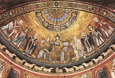 Postcard Italy Rome Papal Basilica of Saint Mary Major Mosaic