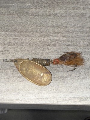 Vintage 1970 s Mepps #4  Comet In-Line Spinner Rooster Tail