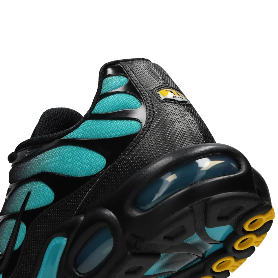 Nike Air Max Plus TN Nero Turchese Uomo Donna Sneakers Originali Nuove - Immagine 4 di 4