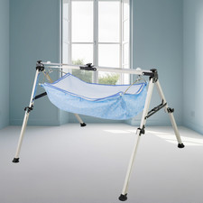 TinyTyke Manual Baby Cradle | Square Pipe Frame Fully Foldable | Smooth Rocking