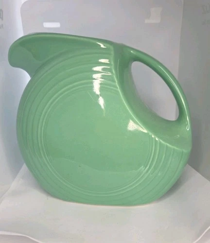 Fiesta Ware Sea Mist Green Large Disk Pitcher 67 oz Homer Laughlin Made in USA