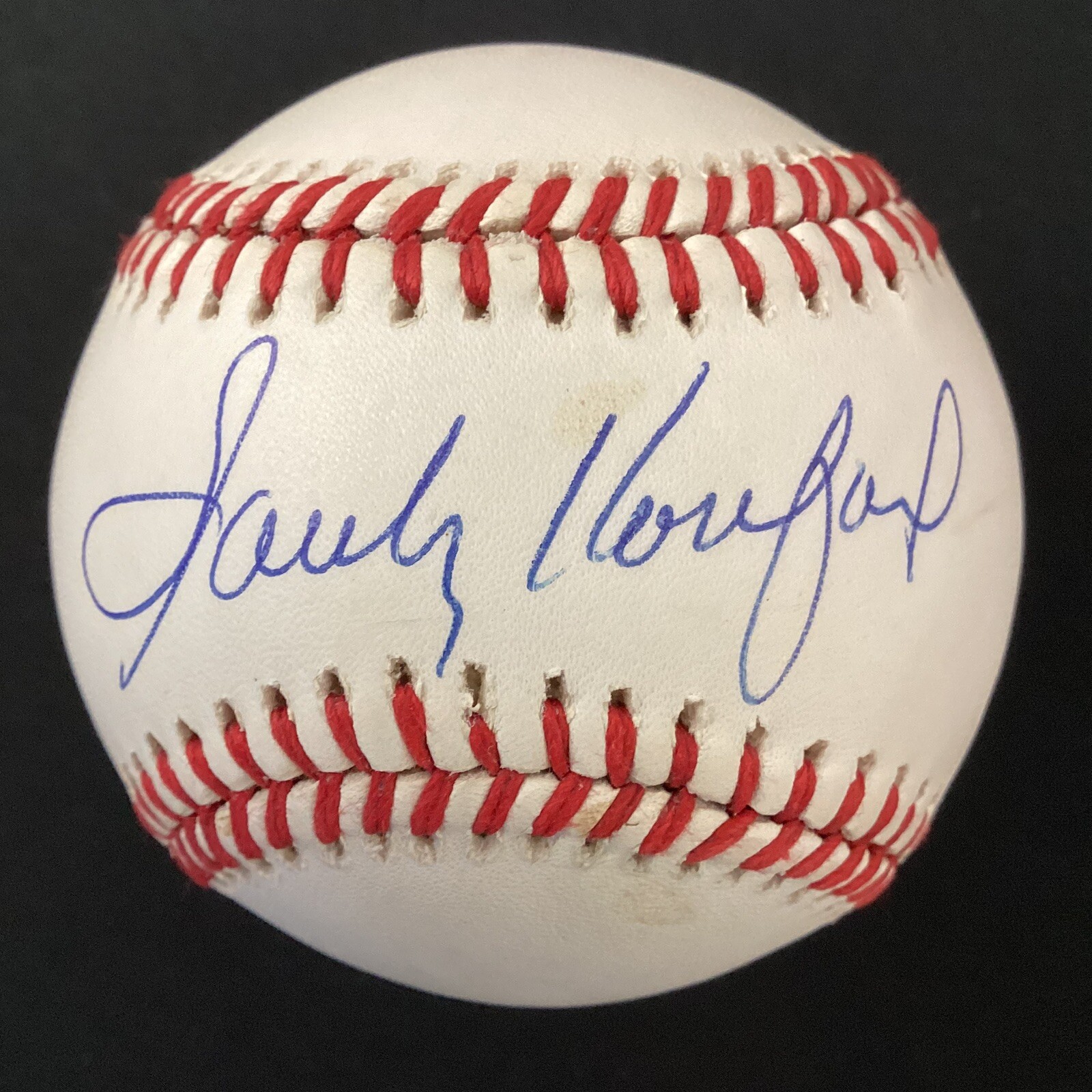 Sandy Koufax Autographed Signed Baseball Abg Giamatti Brooklyn La Dodgers HOF Autograph JSA 