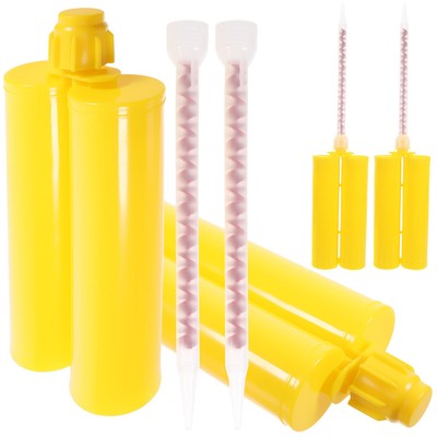  4 Sets Empty Hose Tube Caulking Tubes for Floor Tiles Refillable