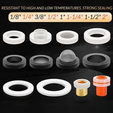 1/8" - 2" Shower Head Washer Replacement Rubber/Silicone Gasket For Hose Bracket