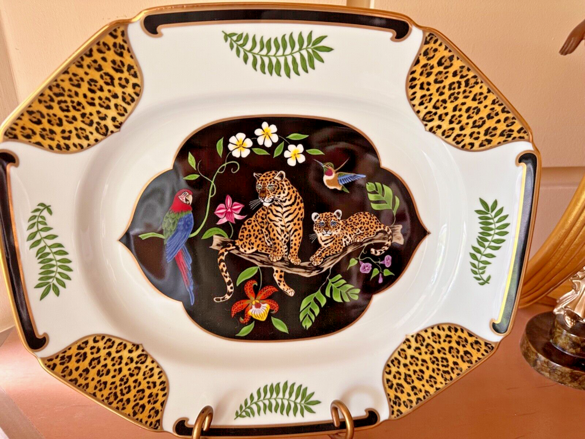 Lynn Chase Jaguar Jungle Octagonal Bowl 【公式通販】