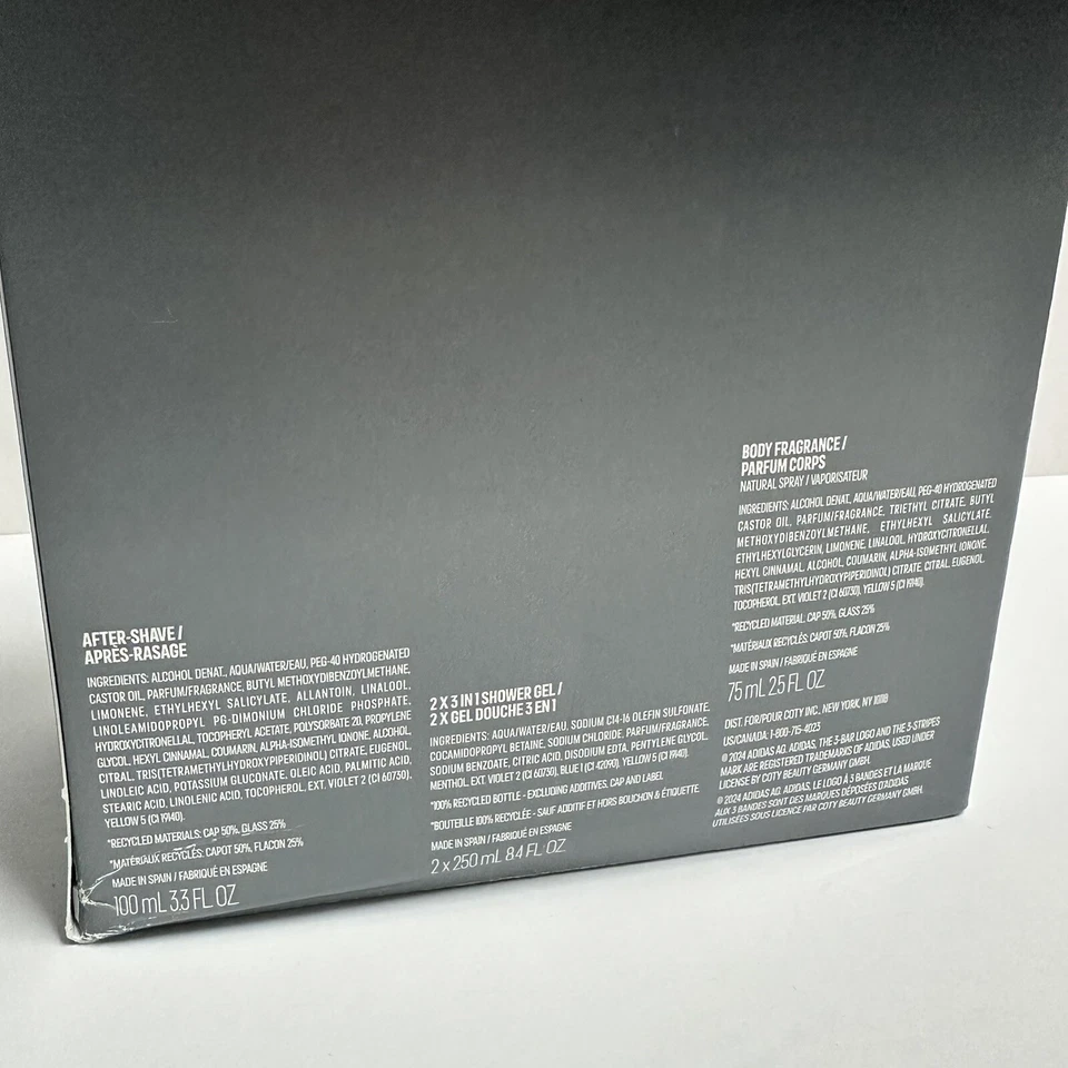 Adidas Dynamic Pulse, Men's 4 Piece Gift Set BATH & BODY Aromatic Fragrance New - Image 4 of 4