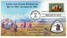 AO-3854-3, 2004, Lewis and Clark Expedition FDC, Add On Cachet, Sioux City IA, S