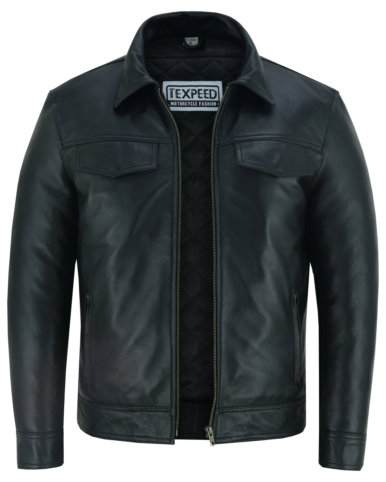 Mens Leather Casual Biker Jacket Shirt Soft Motorcycle Genuine Biker Style Fit
Opens in a new window