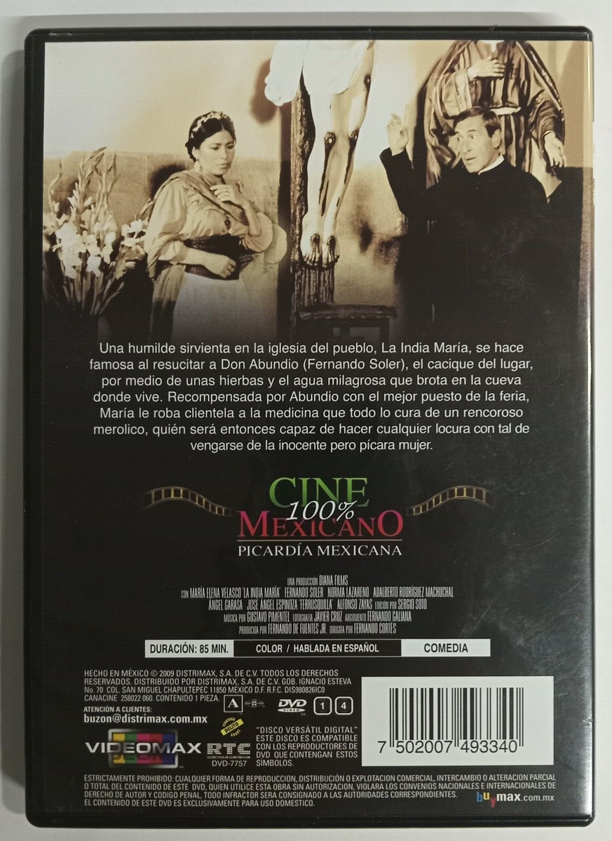 POBRE PERO HONRADA, MOVIE BY LA INDIA MARIA, 2009 MEXICAN DVD