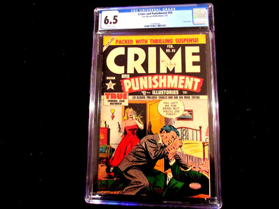 Crime & Punishment #59 - CGC 6.5! Used In Seduction of Innocent! Highest Graded!