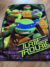 Nickelodeon Teenage Mutant Ninja Turtles Kids Blanket Fleece Throw 40"x50"