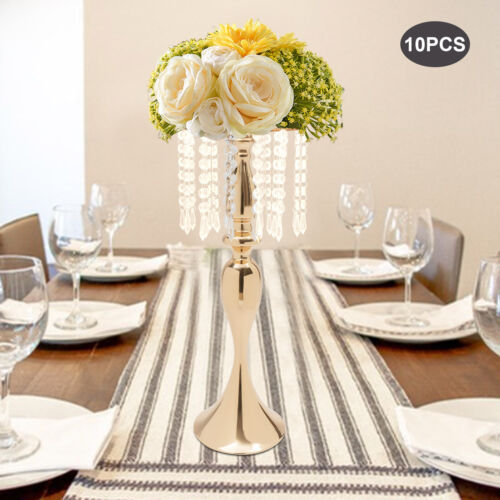 10* Flower Vase Flower Holders Stand Centerpieces for Wedding Dining Table Decor