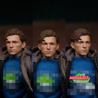 1:6 1:12 1:18 Tom Holland Spider-Man Head Sculpt For Male Figure Body Doll  Toy