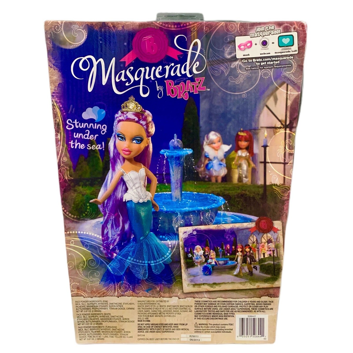 MGA Entertainment Bratz Masquerade Mermaid Siren Princess Geneva