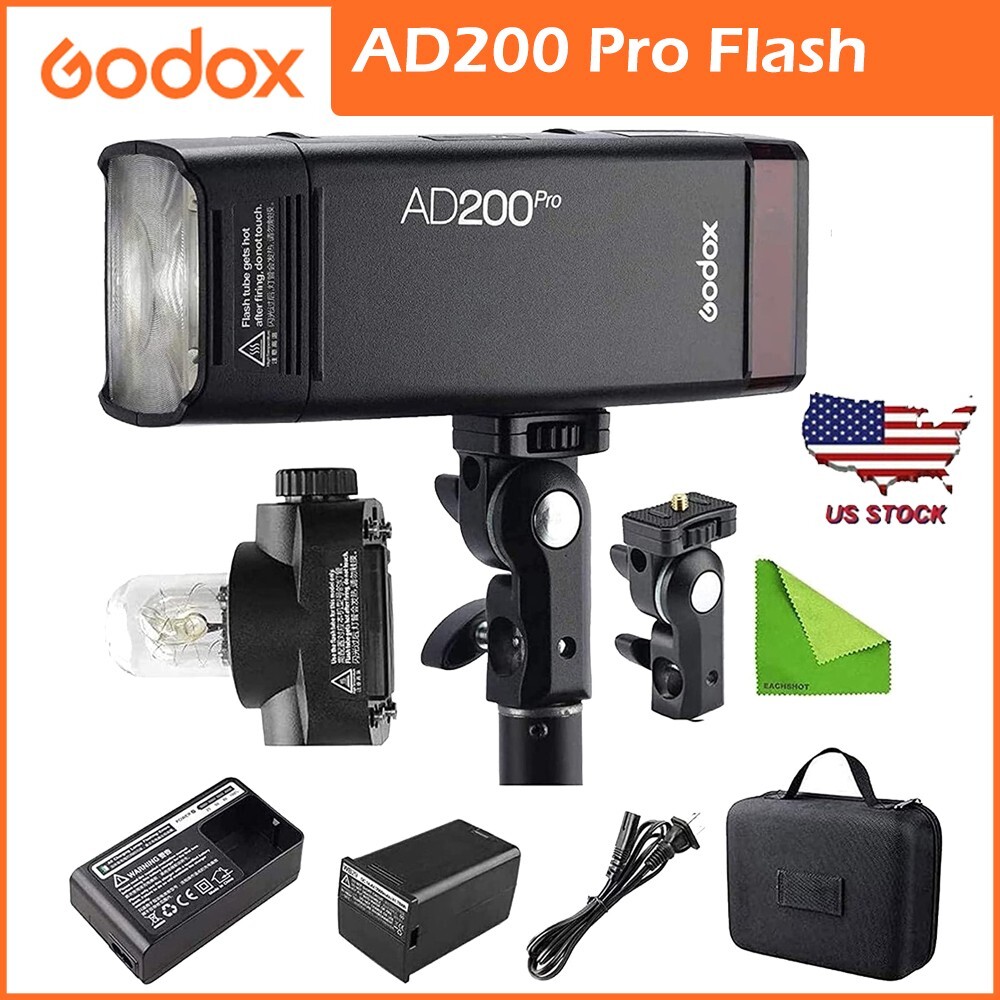 Godox AD200 Pro AD200Pro Flash for Fuji Fujifilm Canon Sony Nikon
