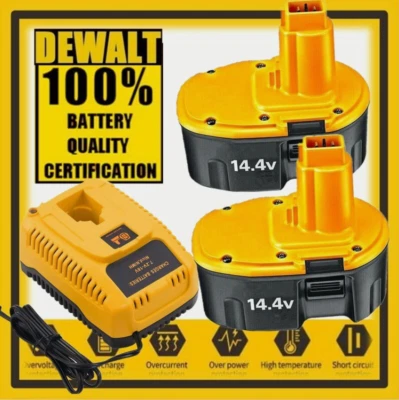 Battery / Charger 14.4V For Dewalt DC9091 DE9094 DE9091 DE9092 DE9502 DW9094 NEW