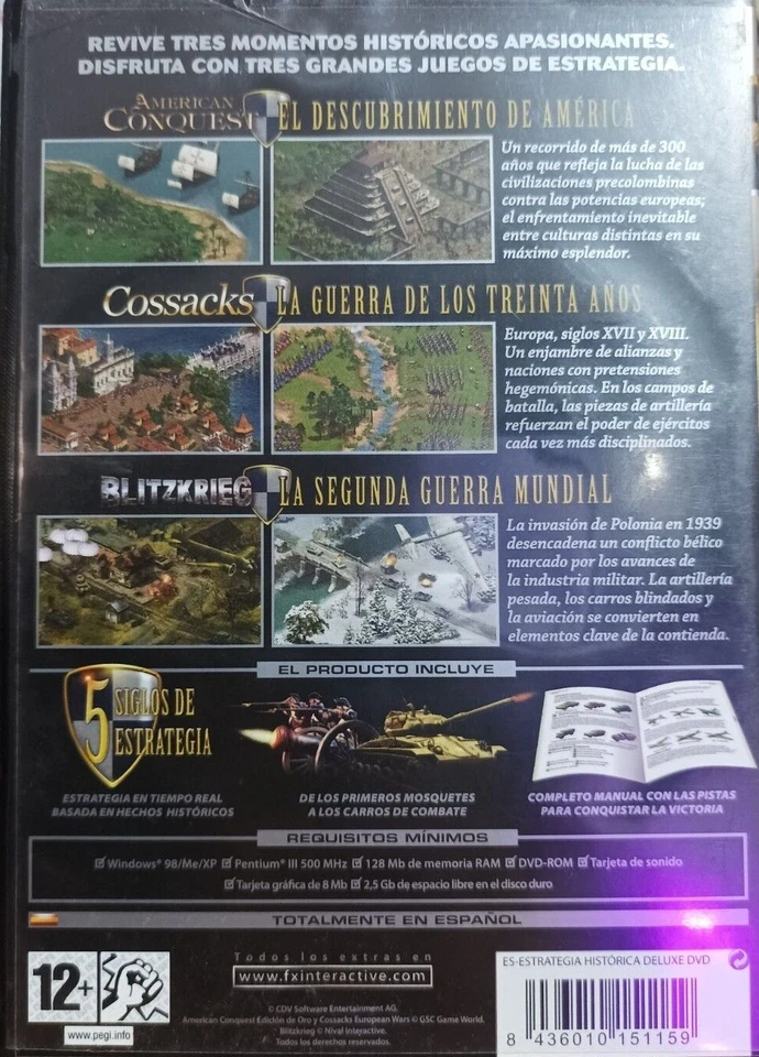 ESTRATEGIA HISTORICA - PC ★ Juego Físico ★ Fx Edición Retro Game  - Imagen 2 de 3