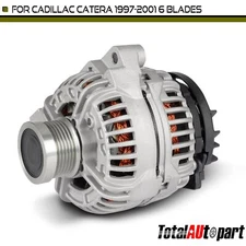 New Alternator for Volvo S40 V40 2000-2003 1.9L 120A 12 V CCW 6-Groove Pulley