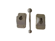 Trailer Cargo Door Hold Back Trailer Camper 4" Grey