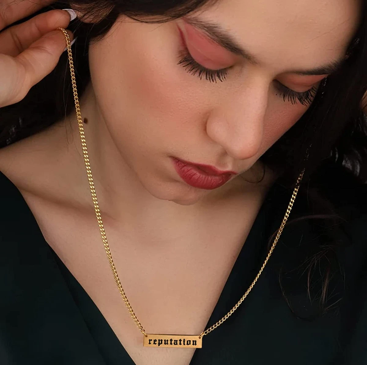 Taylor nameplate necklace sale