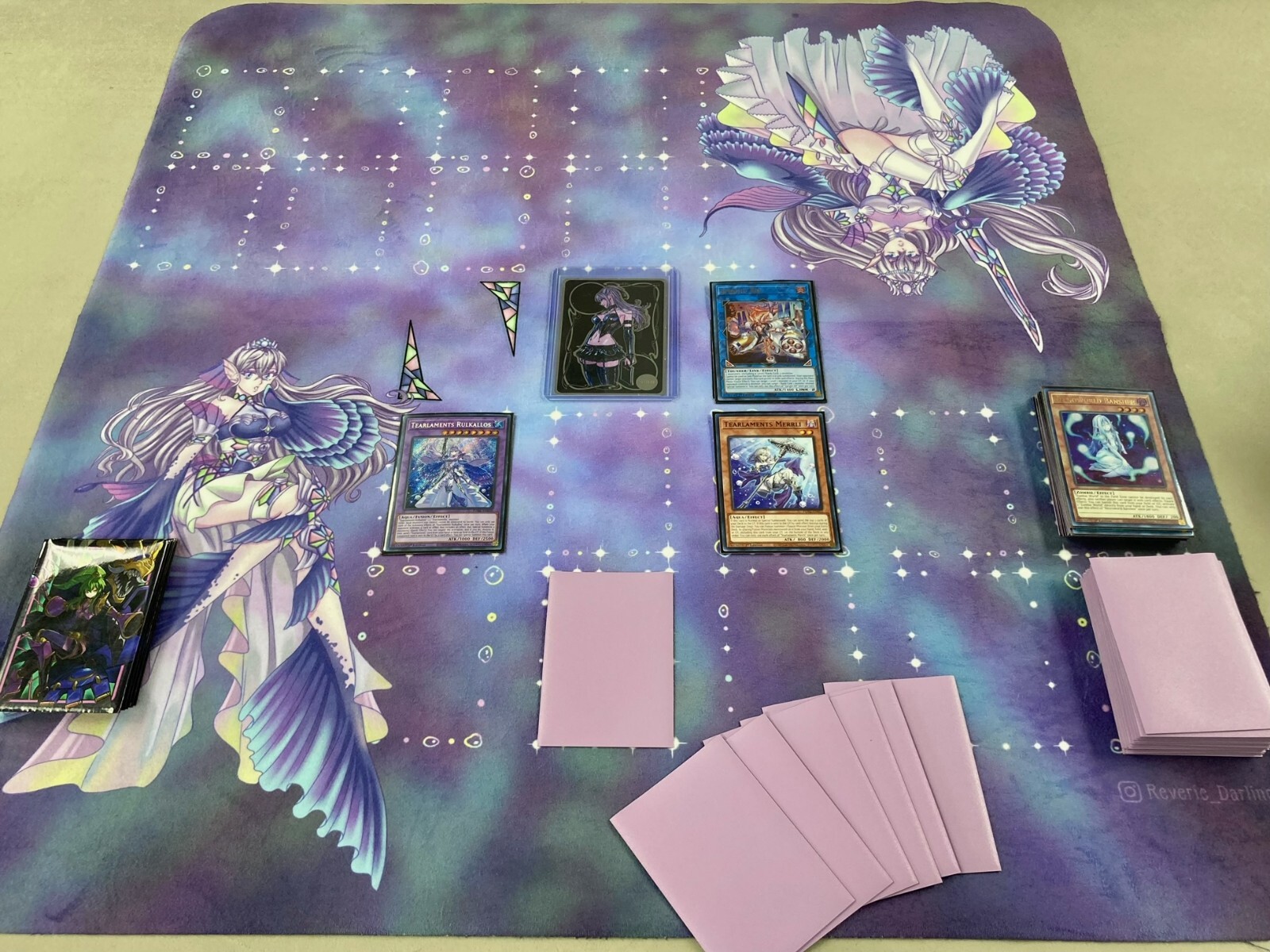 YuGiOh Tearlament TwoPlayer Cloth Custom Playmat eBay