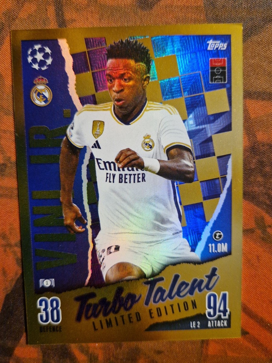 TOPPS MATCH ATTAX 2023/24 VINICIUS JR LIMITED EDITION Turbo