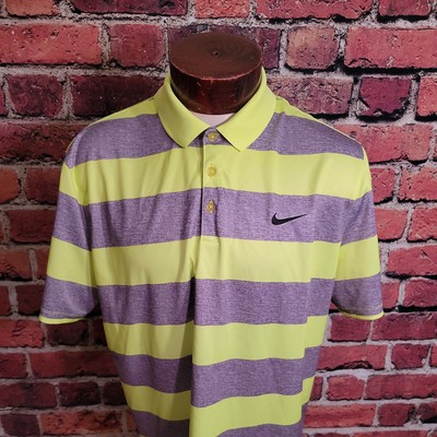 Nike Golf Mens XL Gray Neon Green 