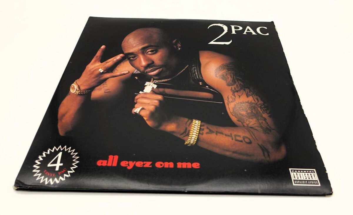 2Pac Tupac All Eyez On Me 4x Vinyl LP Record 1996 Death Row Records US 1st  Press