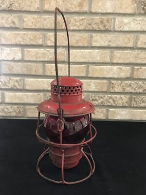 ARMSPEAR MFG CO 1925 NEW YORK RAILROAD LANTERN MARKED ERIE ARMSPEAR MFG CO 1925 NEW YORK RAILROAD LANTERN MARKED ERIE