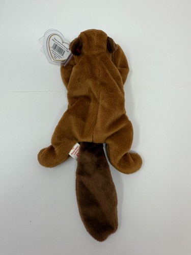 TY Beanie Baby "Bucky" the Beaver (1995) - Tag Errors - New - Picture 4 of 8