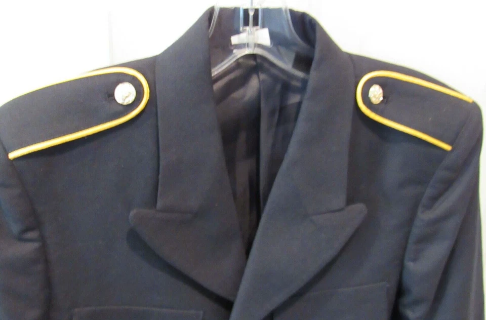 US Army men's NWT Dress Blue Uniform Jacket Coat size 34 LC Derossi & Son new - Image 3 of 4